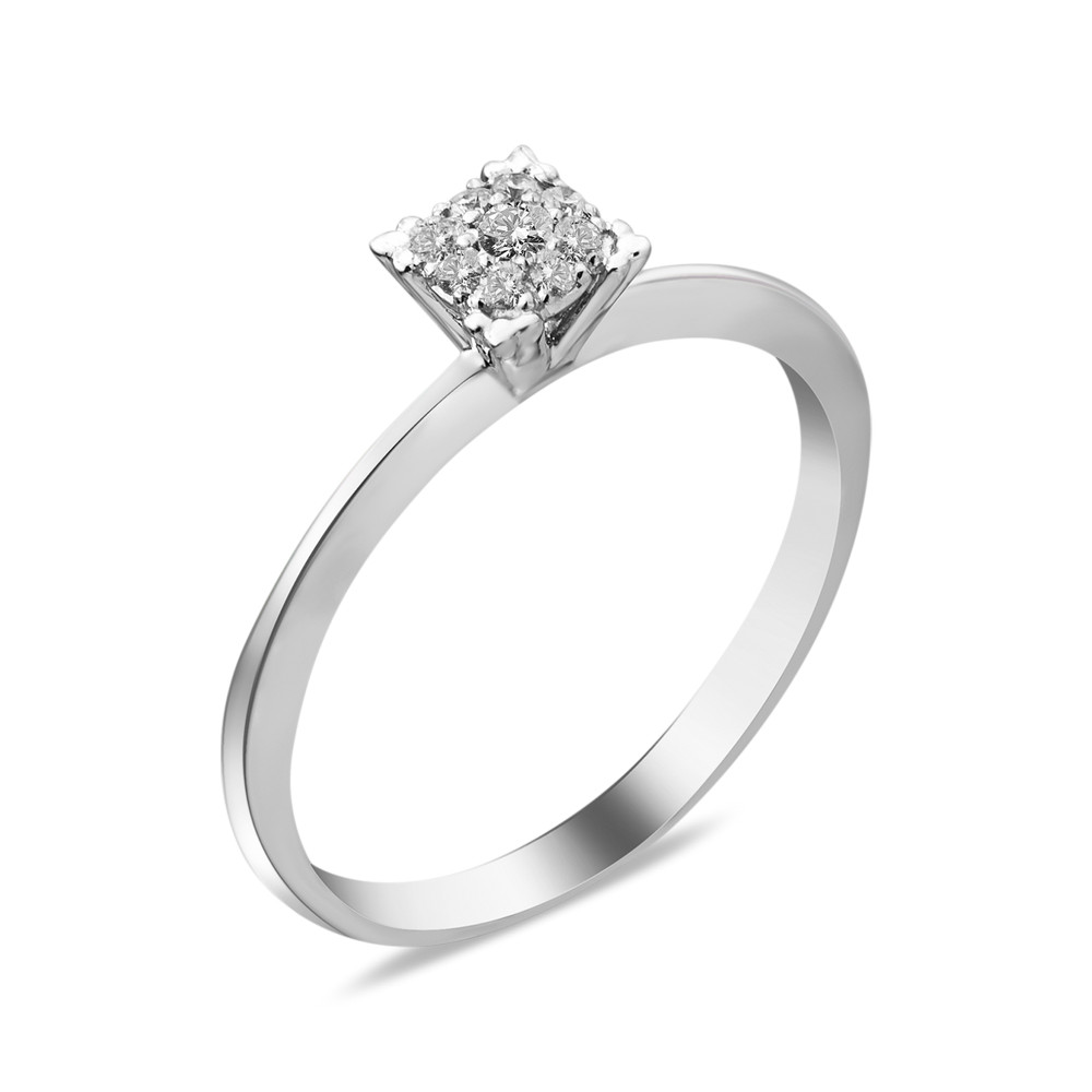 

Серебряное кольцо с бриллиантом B028-10 GS-6153 р-17