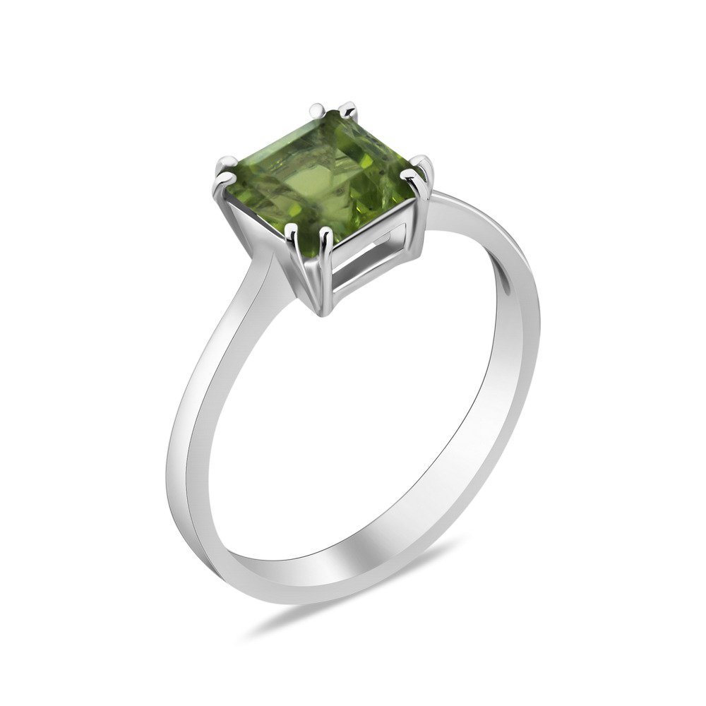 

Серебряное кольцо с перидотом 072-53 GS-6074 р-17.5