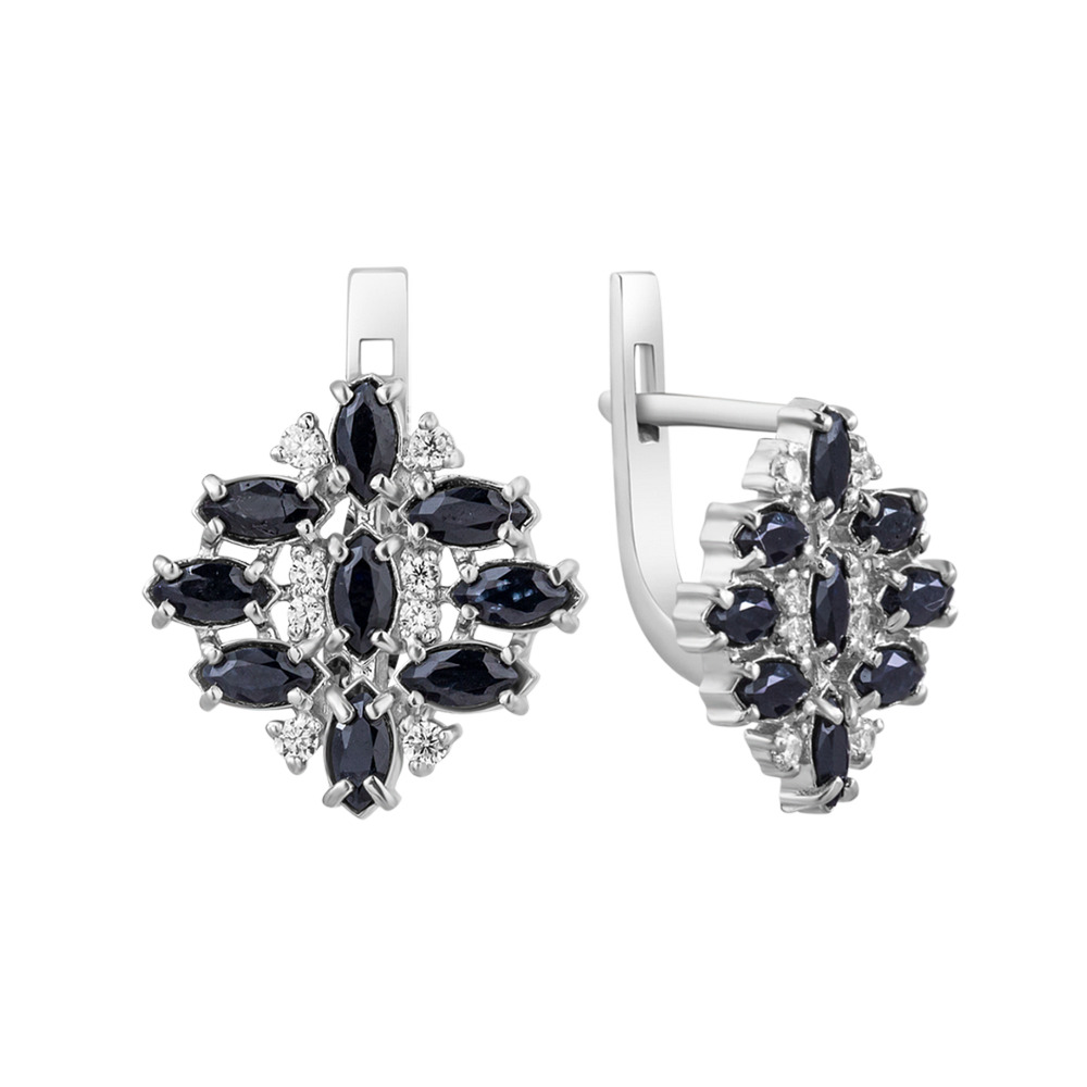 

Серьги с сапфиром 151-3110 GS-5209 р-