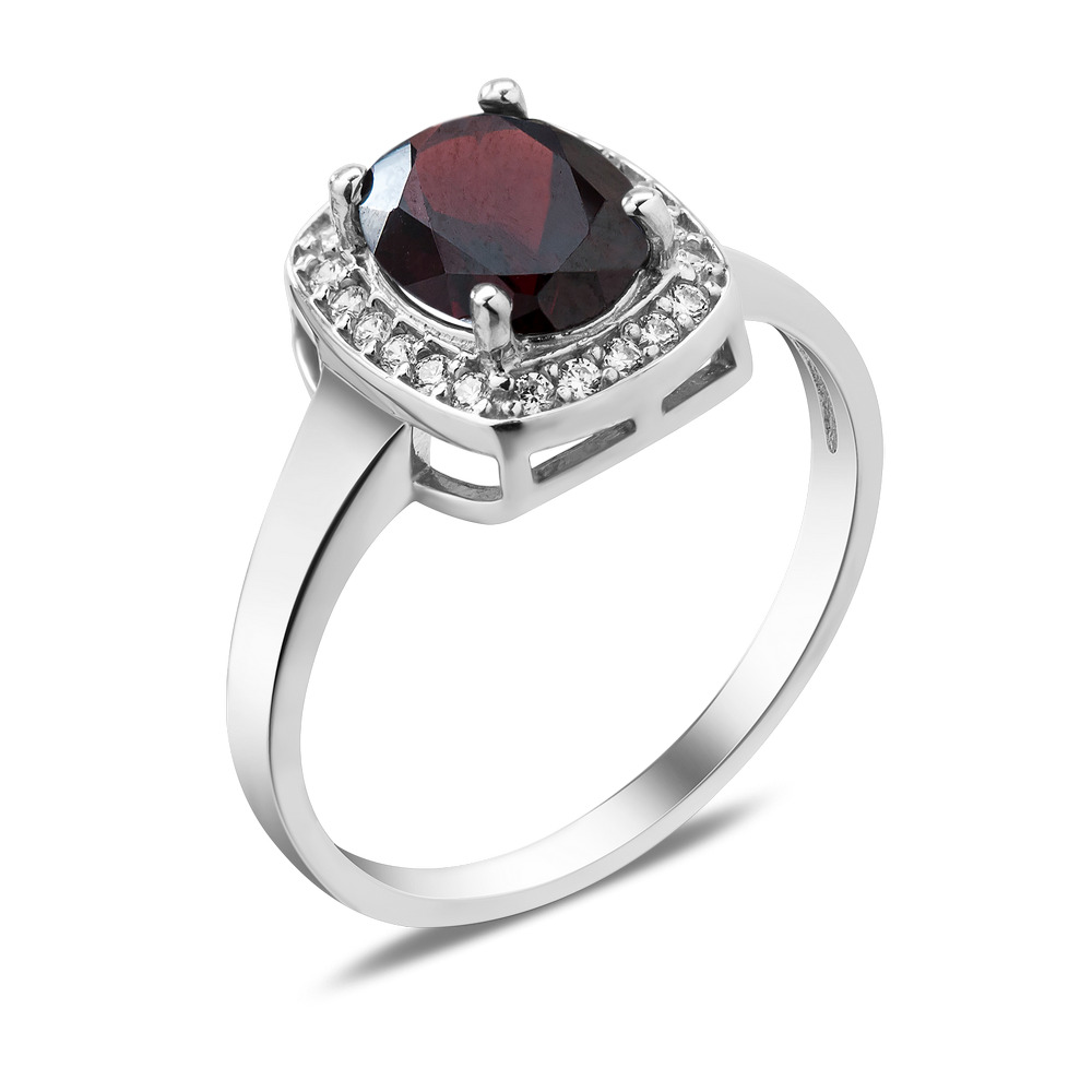 

Серебряное кольцо с гранатом 060-4110 GS-6070 р-20