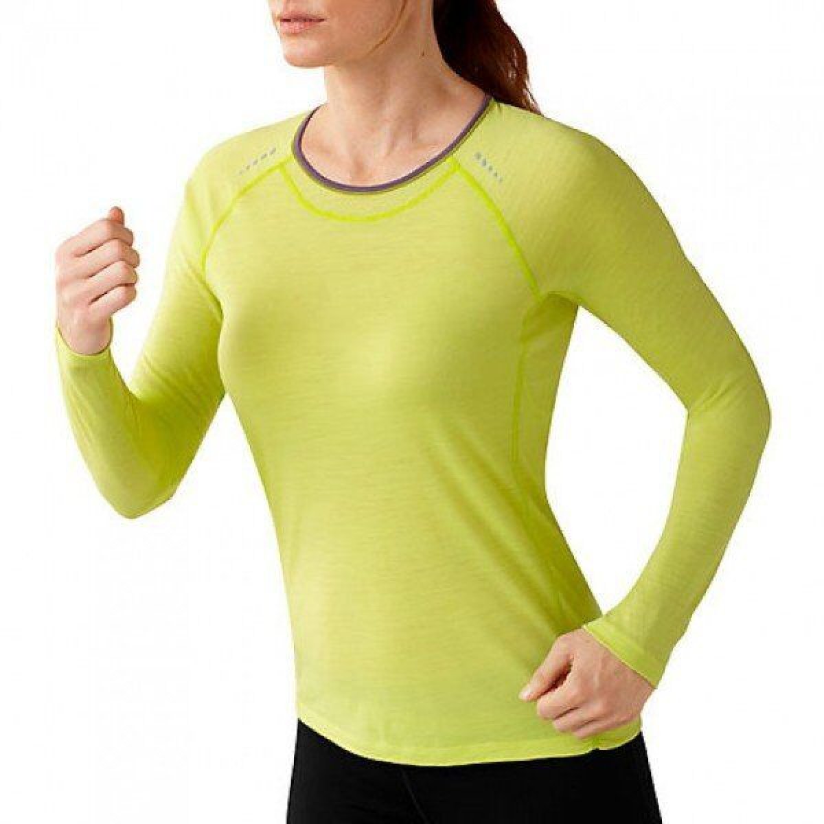 

Термофутболка женская Smartwool PhD Ultra Light Long Sleeve Citron, р.XS (SW SO135.758-XS)