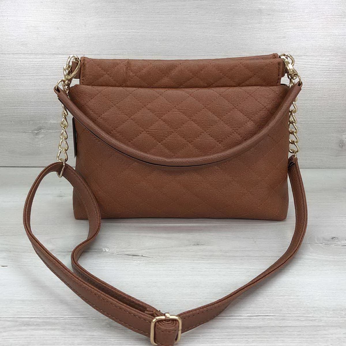 

Женская сумочка клатч WELASSIE Ava рыжий