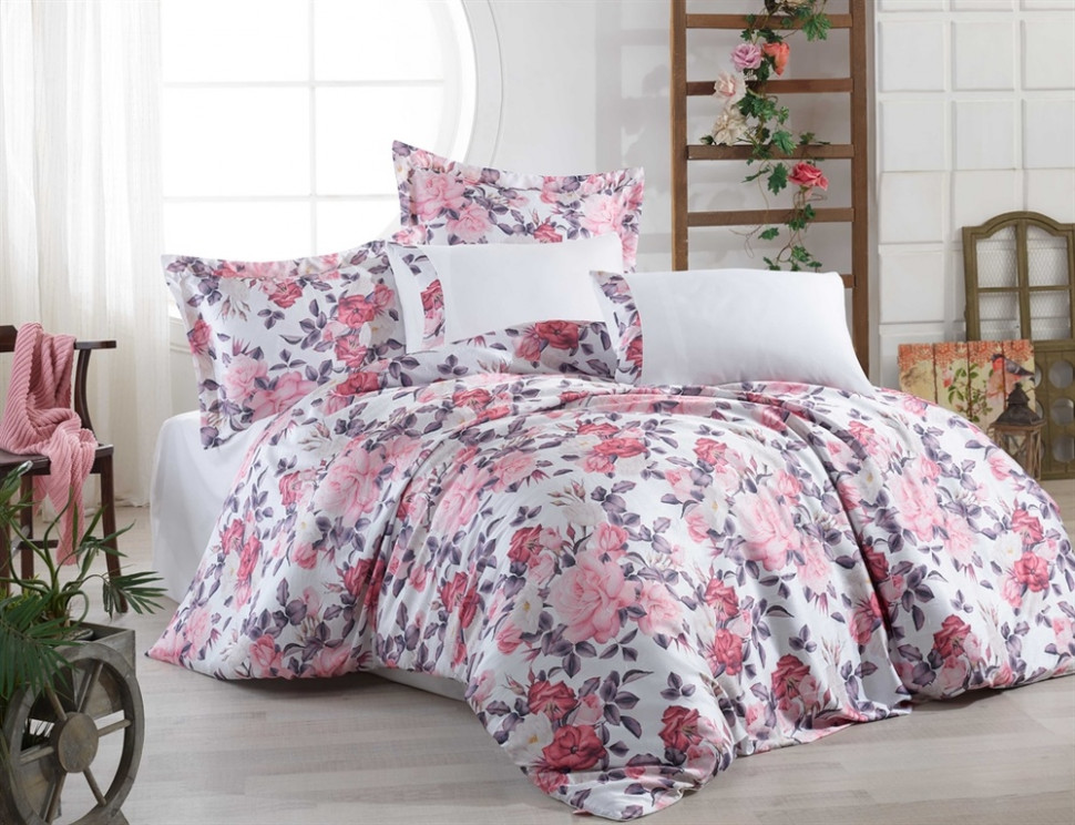 

КПБ Hobby Crash Sateen Natalie кремовый евро