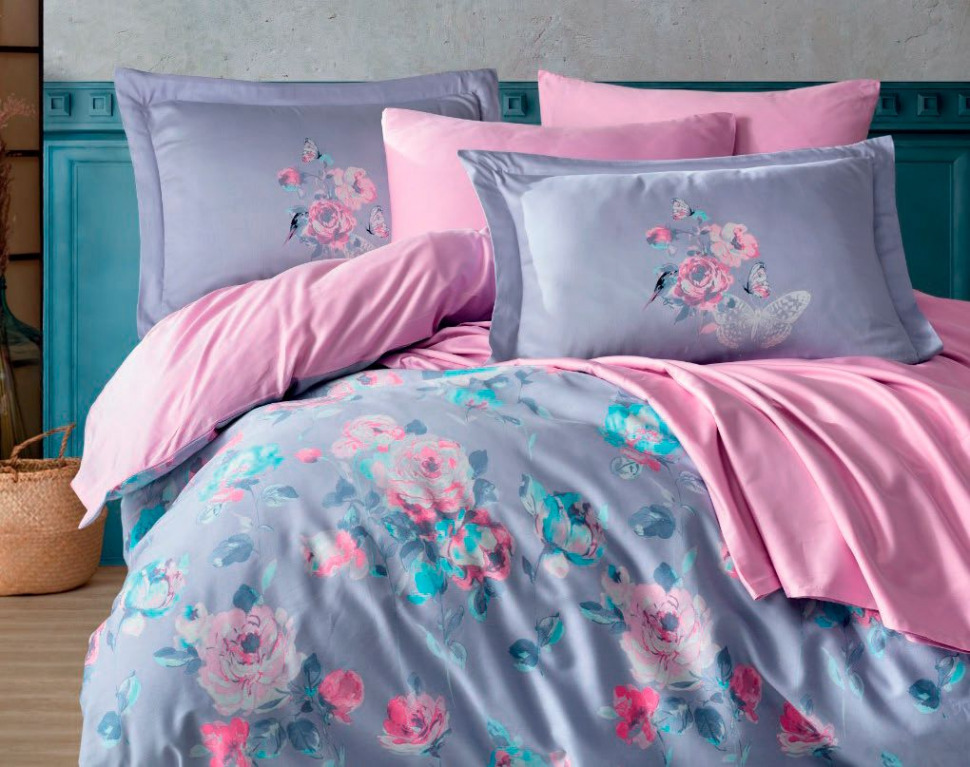 

Постельное белье Hobby Exclusive Sateen Calvina сиреневый евро