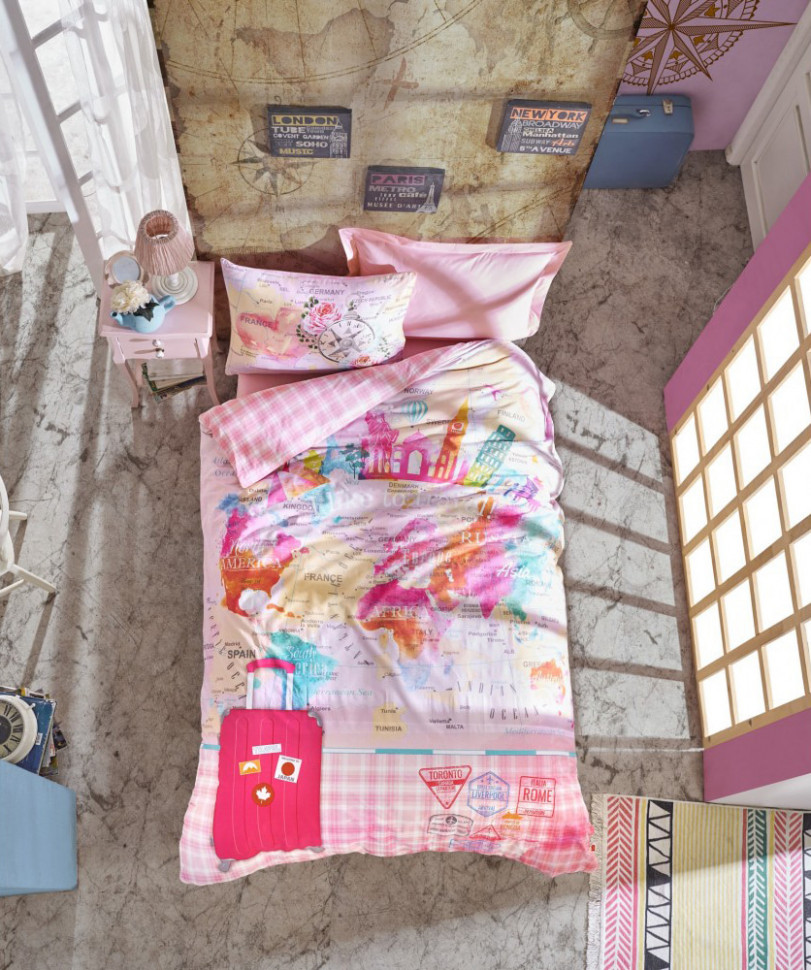

Постельное белье подростковое Cotton Box Escape 160x220