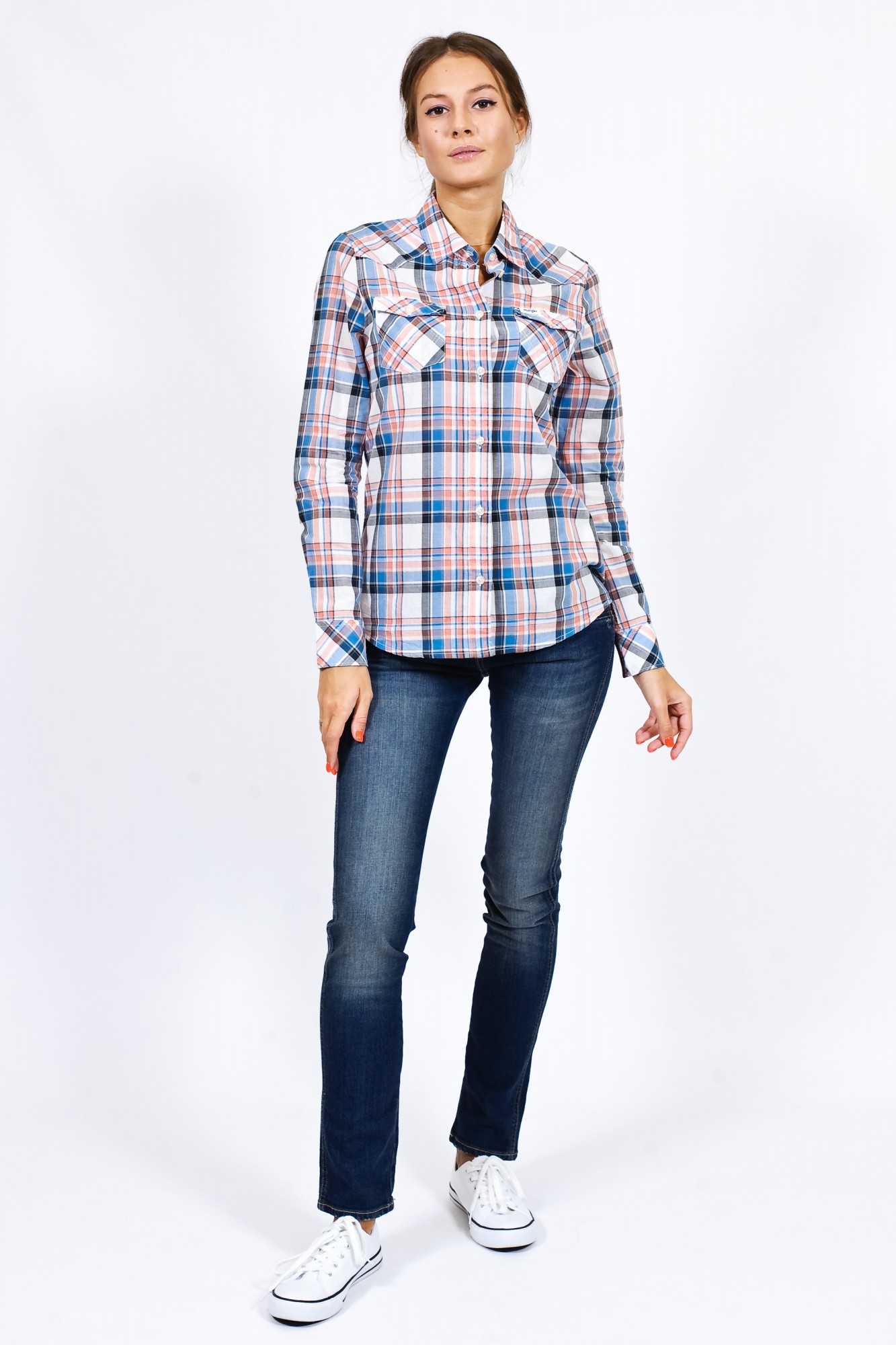

Рубашка Wrangler Check Shirt Regular Fit Оранжевый -00, Рубашка Wrangler Check Shirt Regular Fit Оранжевый S-00