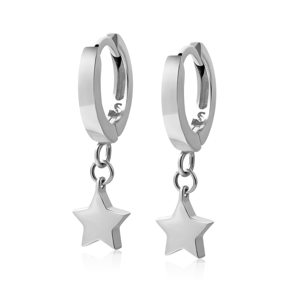 

Серебряные серьги в стиле минимал S072 GS-4787 р-