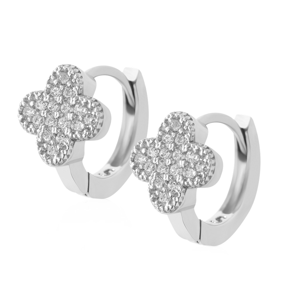 

Серебряные серьги со вставками фианита S001-10 GS-4623 р-