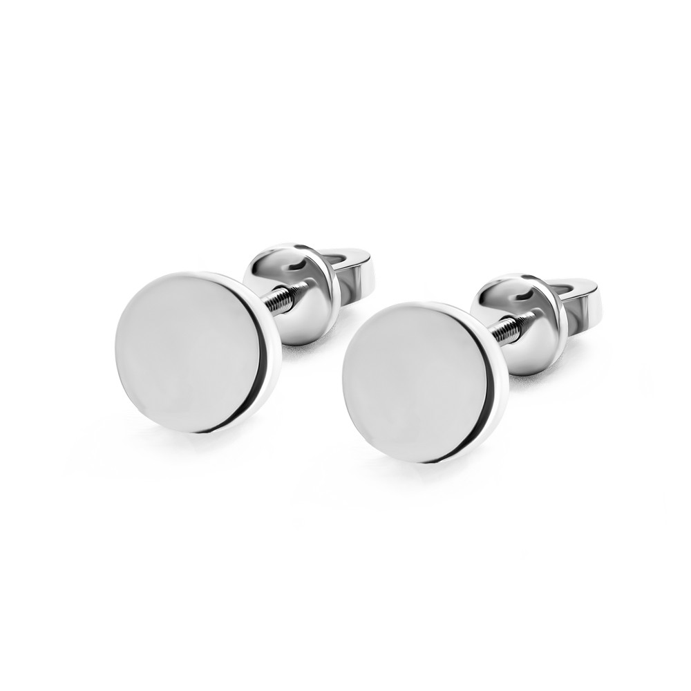 

Серебряные серьги в стиле минимал S017 GS-4776 р-