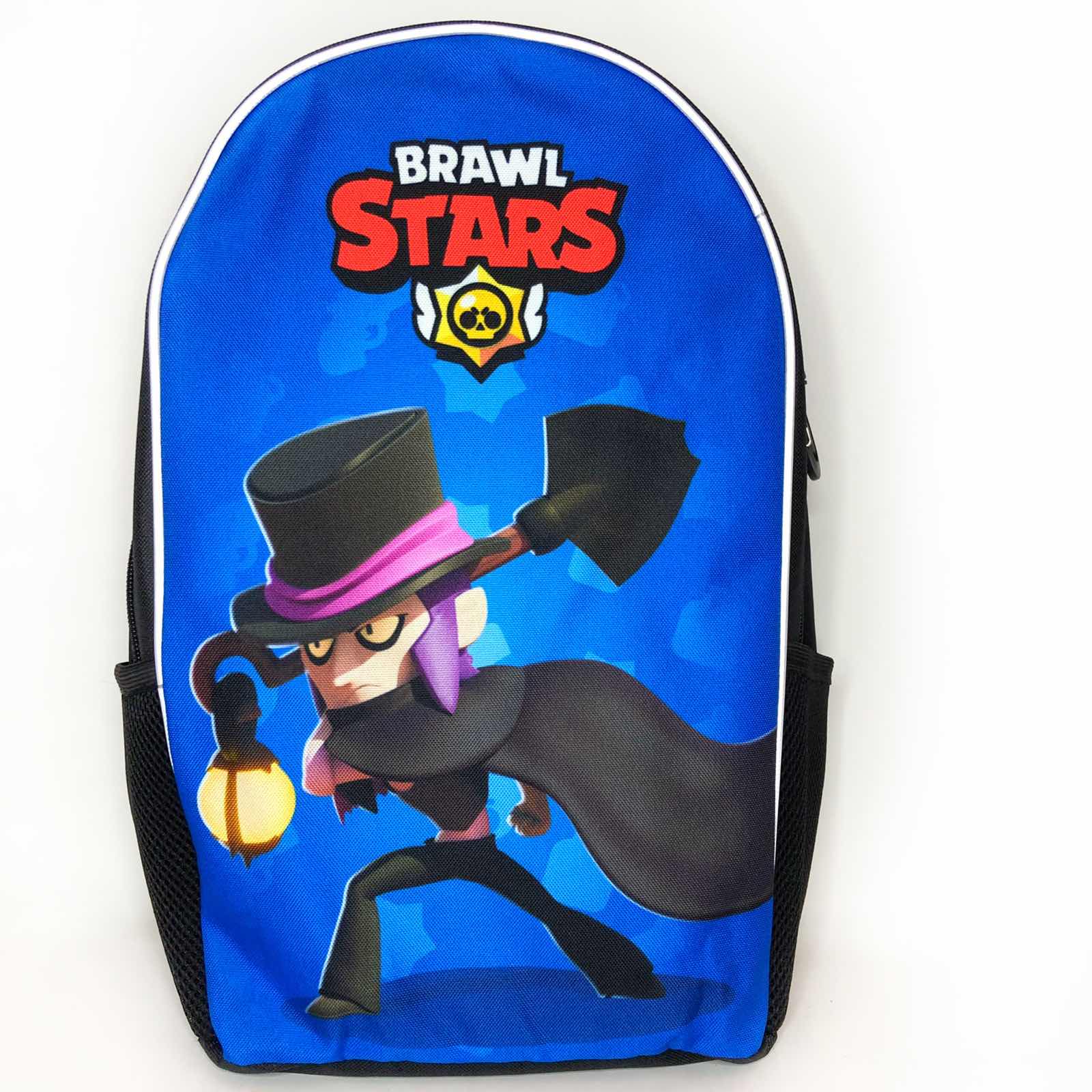 

Брелок и рюкзак Мортис Brawl Stars синего цвета (112501)