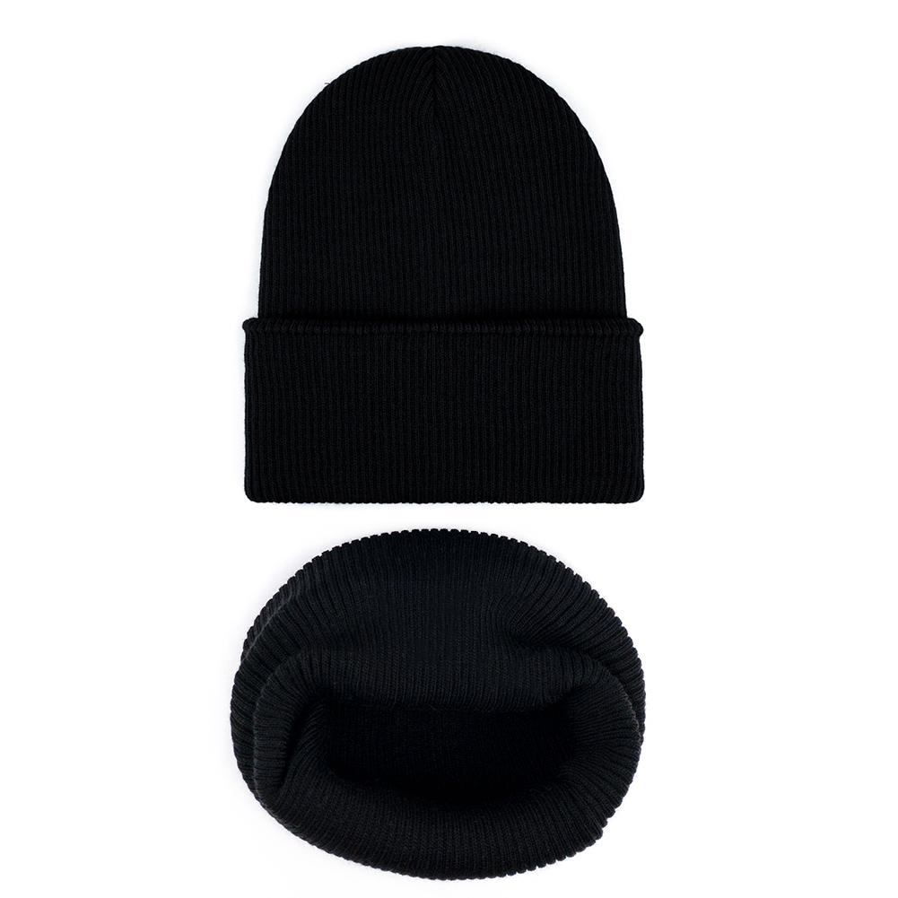

Демисезонный Комплект Шапка и Хомут Рубчик ONE SIZE 01979 Чёрный Talvi