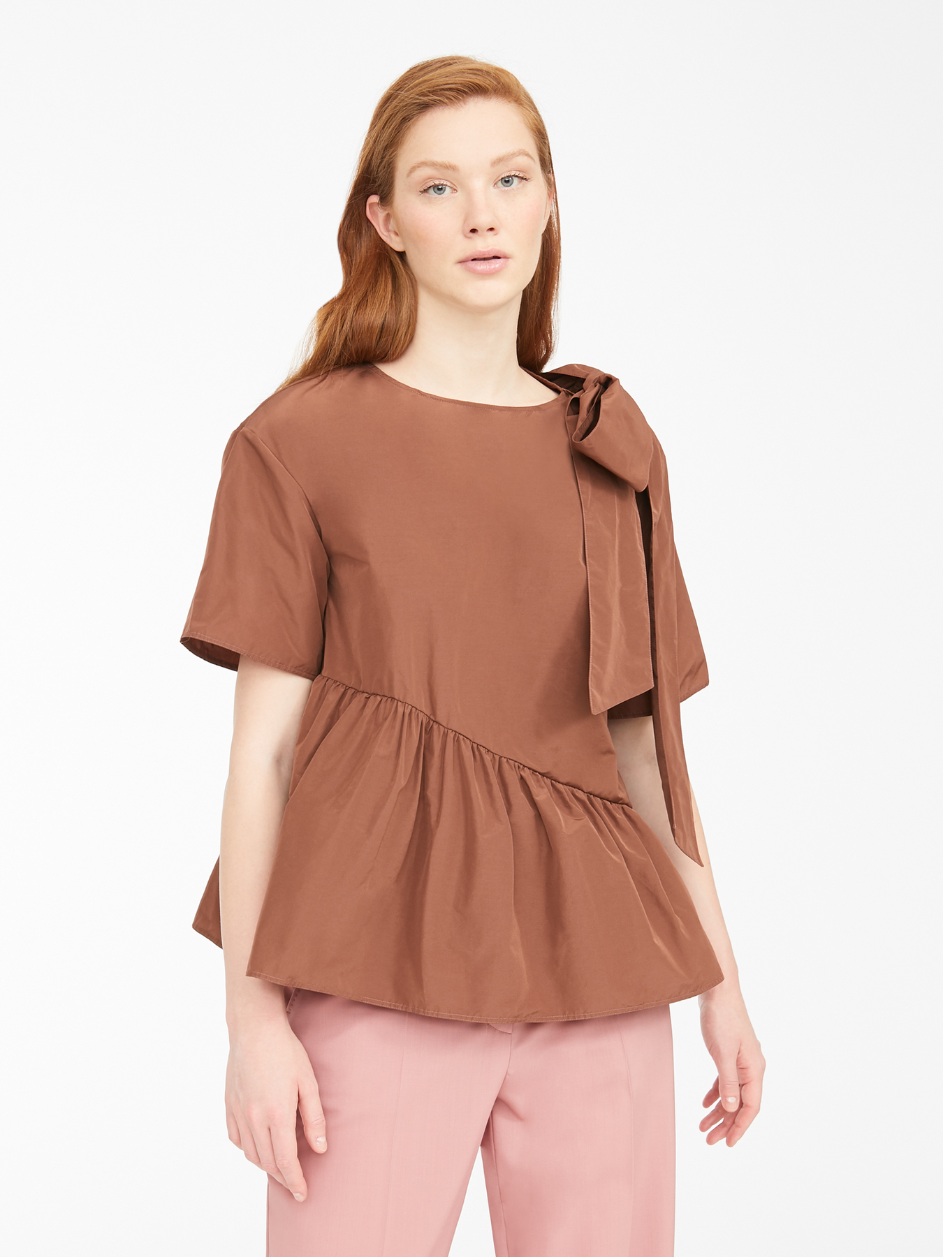 

Блуза MaxMara  Коричневая 51160209600, Блуза MaxMara 38 Коричневая 51160209600
