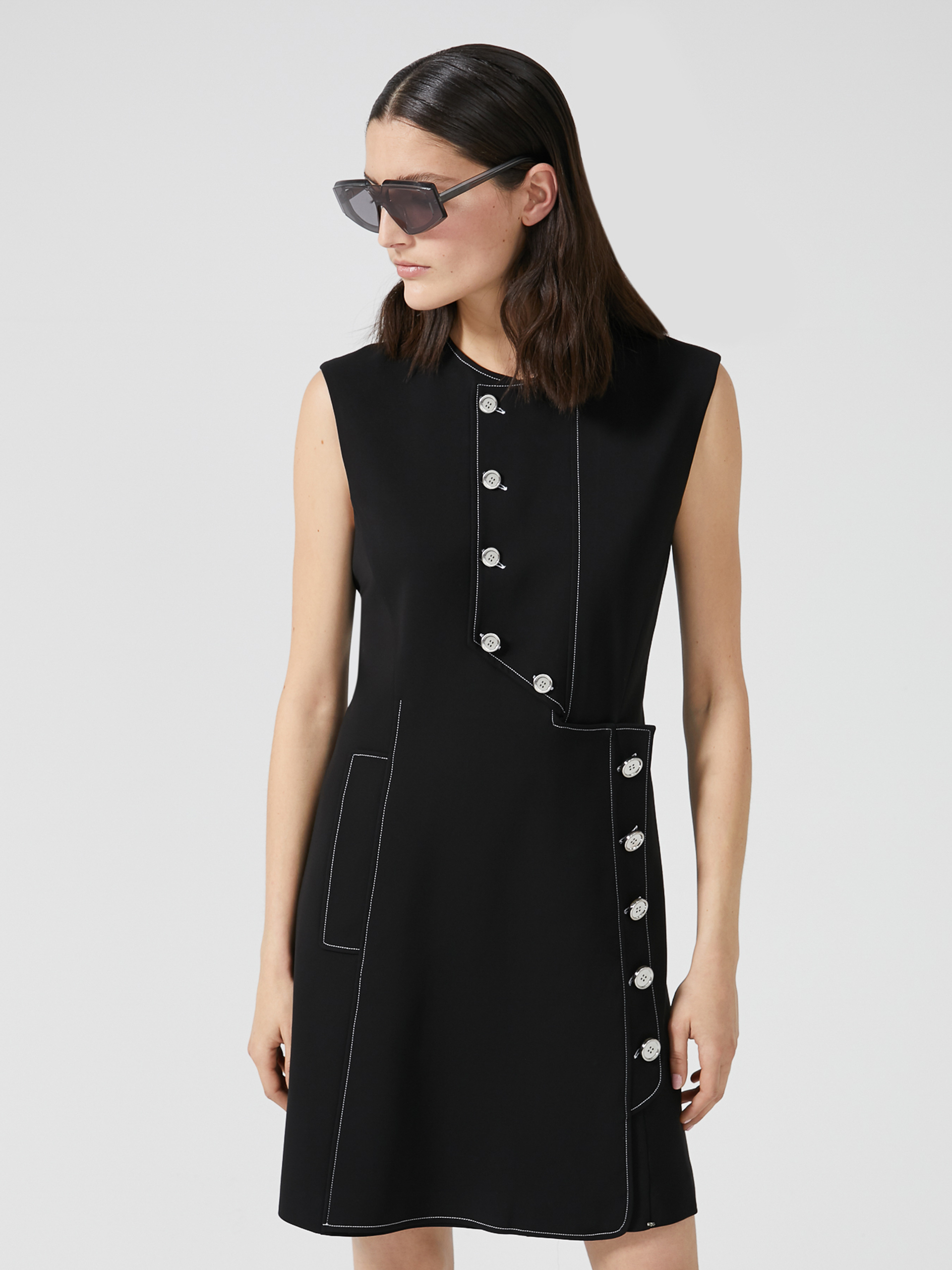 

Платье MaxMara  Черное 22260209600, Платье MaxMara 46 Черное 22260209600