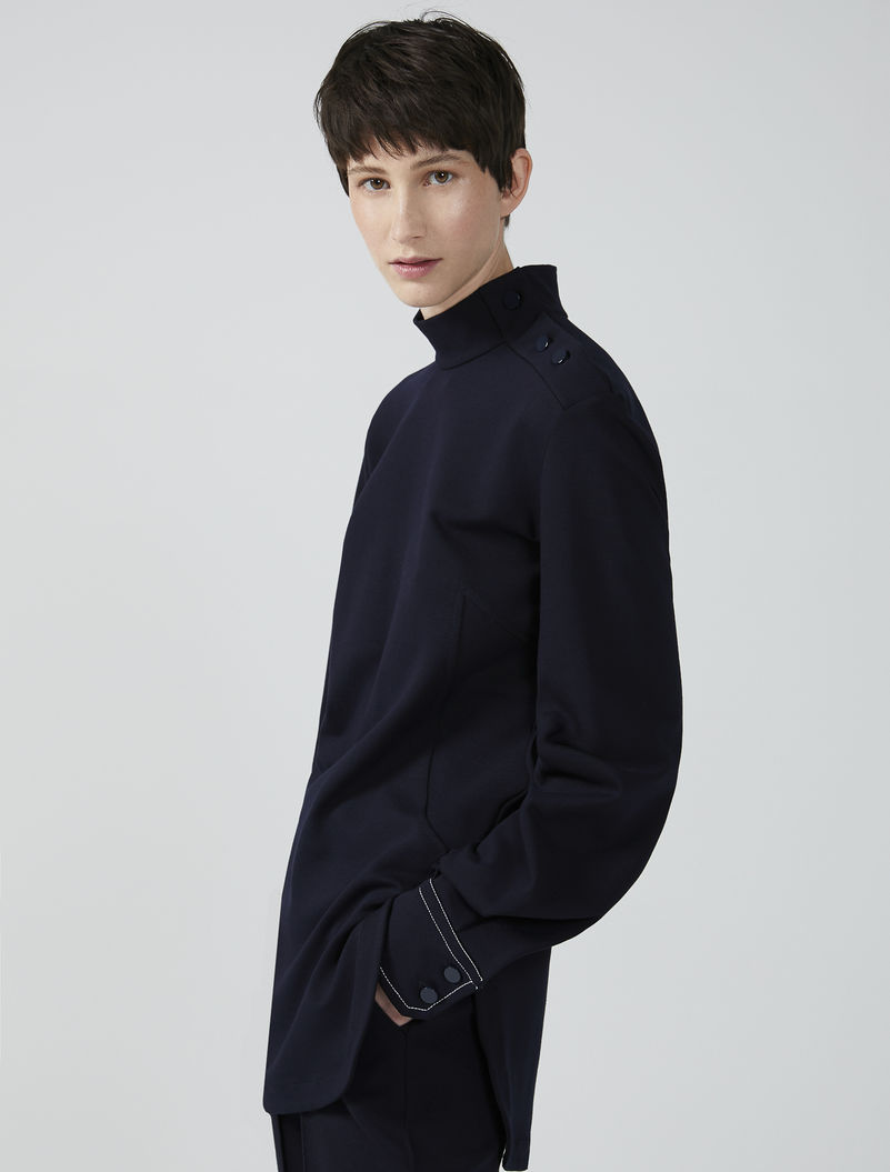 

Блуза MaxMara  Темно-синяя 79460405600, Блуза MaxMara XL Темно-синяя 79460405600