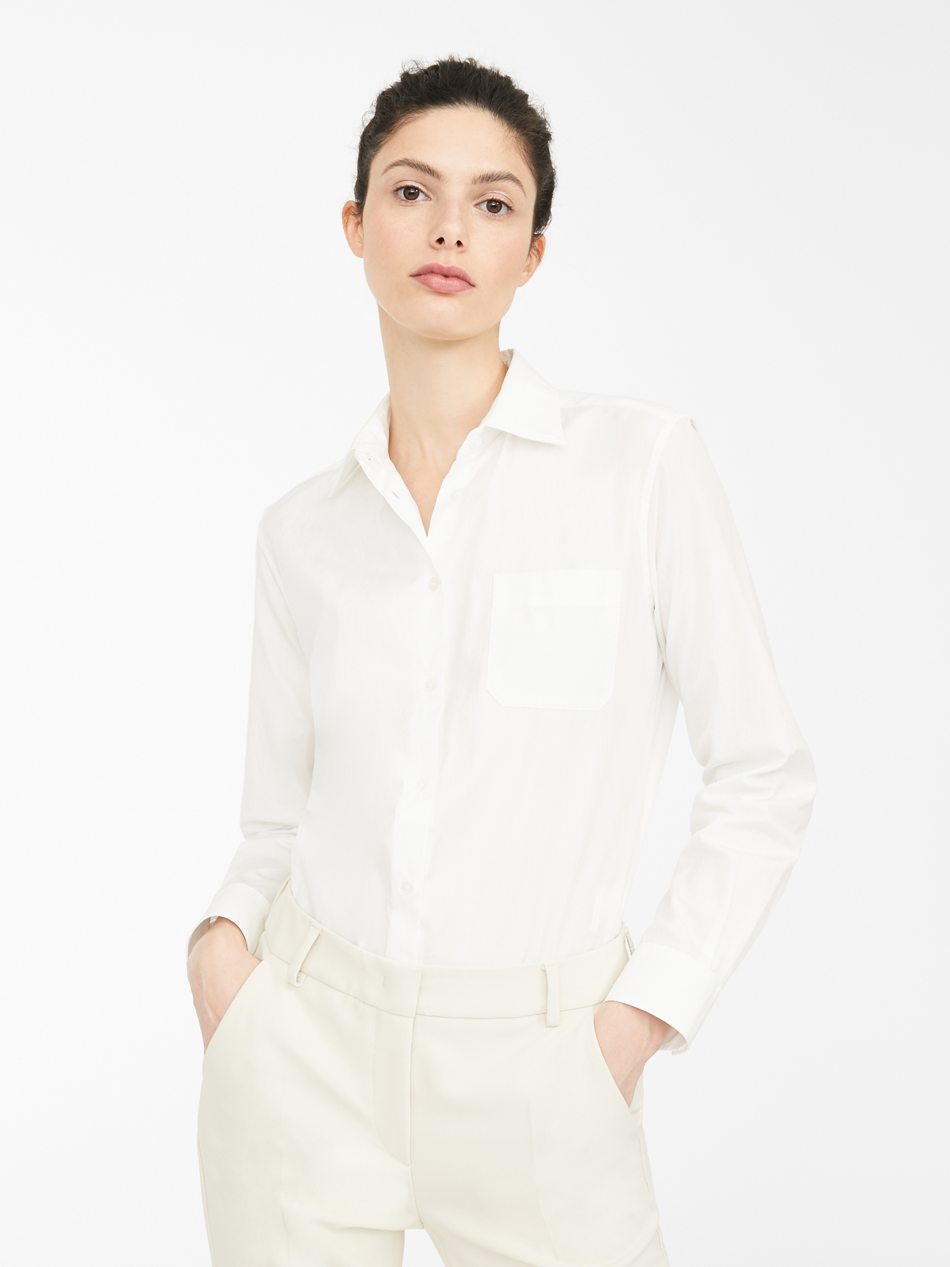 

Рубашка MaxMara  Белая 51160109600, Рубашка MaxMara 42 Белая 51160109600