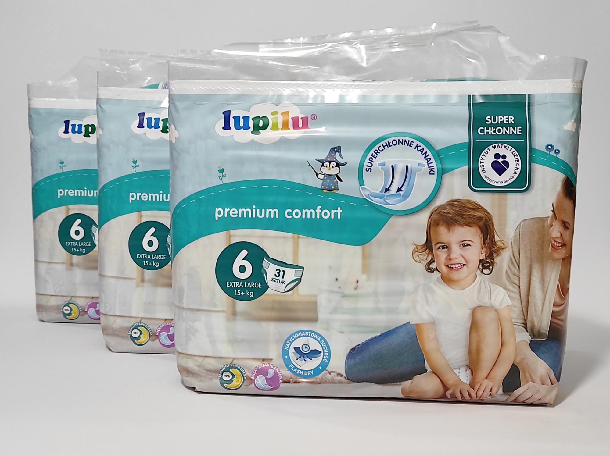

Підгузники Lupilu Premium comfort 6 розмір, 15+ кг, 93 шт