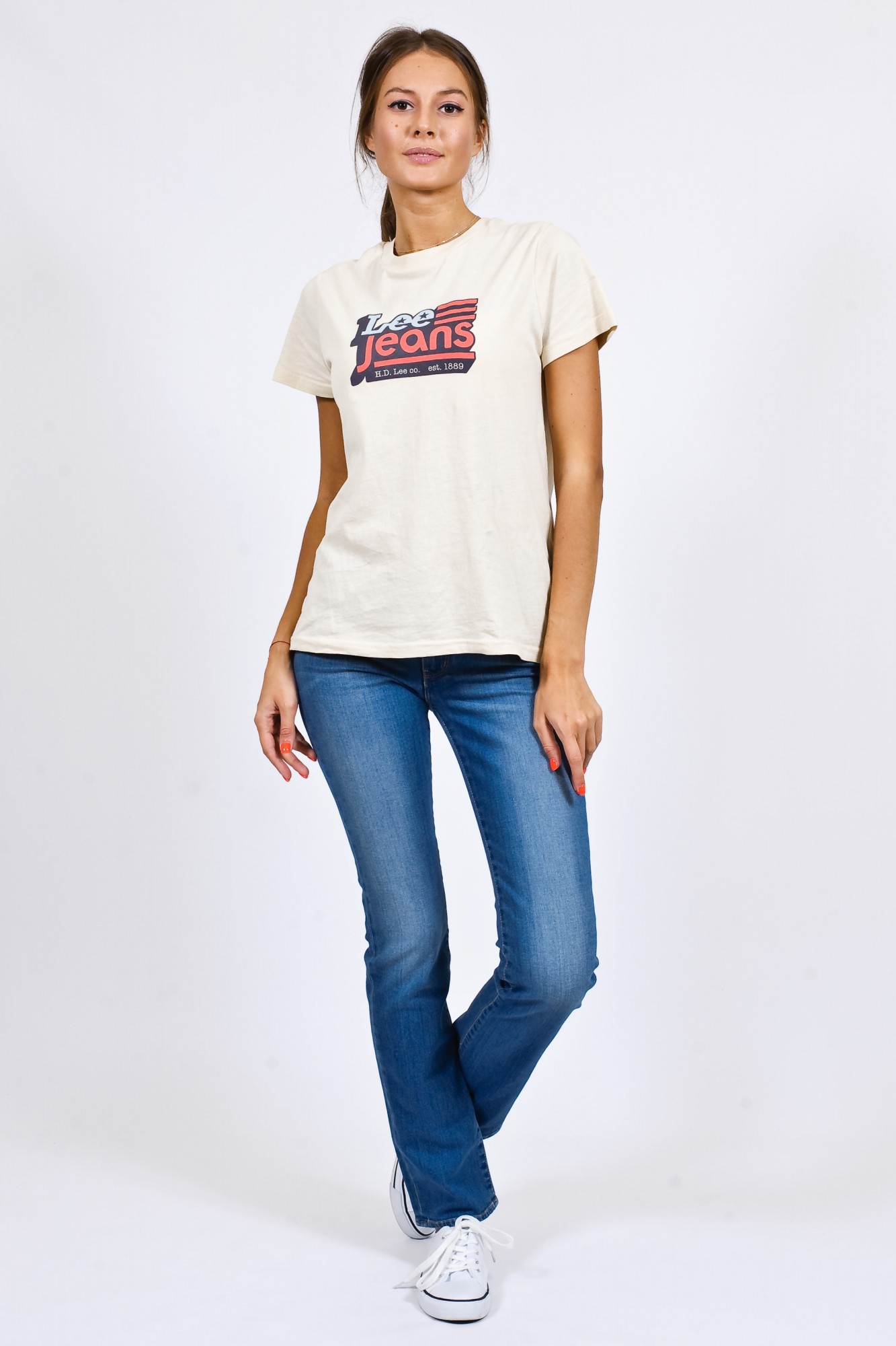 

Футболка Lee CREW NECK TEE Regular Fit Бежевый -00, Футболка Lee CREW NECK TEE Regular Fit Бежевый M-00