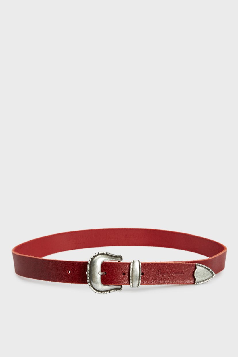 

Женский красный кожаный ремень Pepe Jeans M PL020793