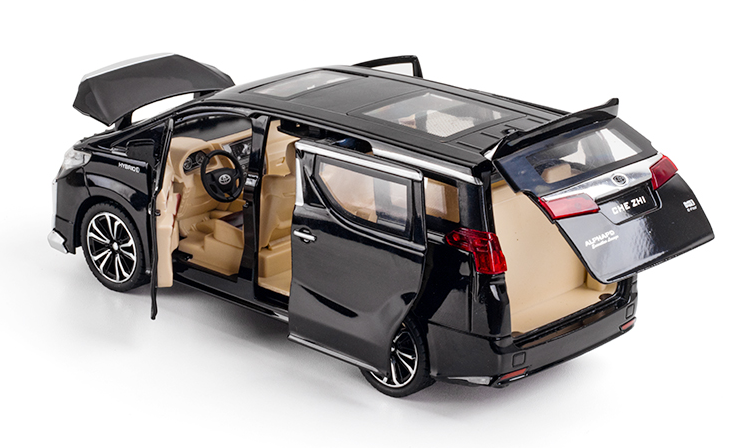 

Металлическая машинка Toyota Alphard масштаб 1:24 Black