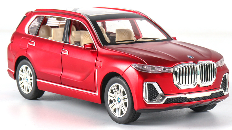 

Металлическая машинка BMW X7 масштаб 1:24 Red