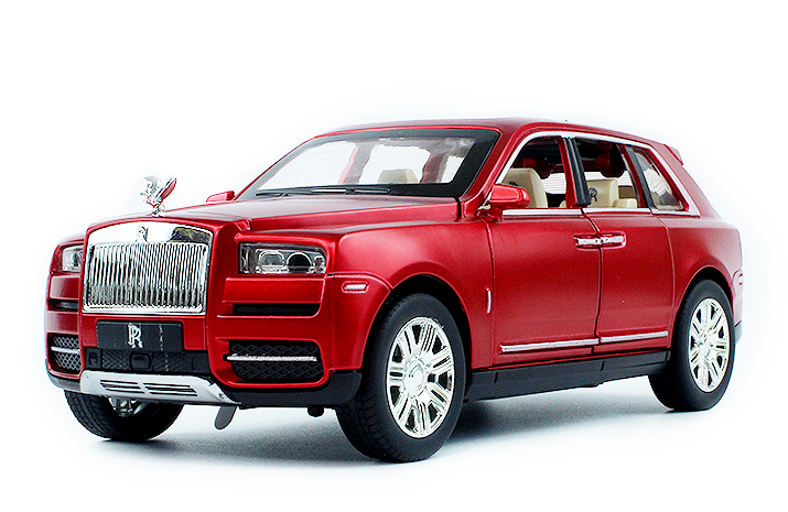 

Металлическая машинка Rolls-Royce Cullinan масштаб 1:24 Red