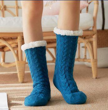 

Носки антискользящие Huggle Slipper Socks Синие