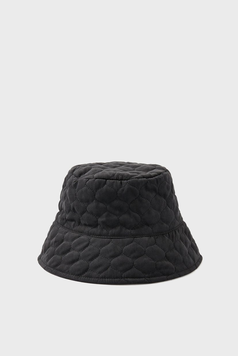 

Женская черная панама QUILTED BUCKET HAT Accessorize OS 291007