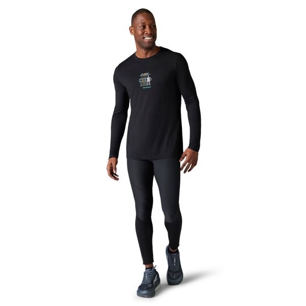 

Термокофта Smartwool Merino Sport 150 Smartwool Logo Graphic Tee  Черный, Термокофта Smartwool Merino Sport 150 Smartwool Logo Graphic Tee M Черный