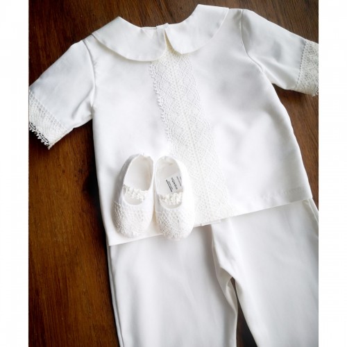 

Крестильный Костюм Angelsky Для Мальчика 86См Молочный (A2111)