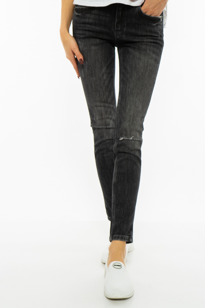 

Джинсы женские Skinny 201P5093 с порваными коленями (Темно-серый) ToS  Размер цвет Темно-серый, Джинсы женские Skinny 201P5093 с порваными коленями (Темно-серый) ToS 38 Размер цвет Темно-серый