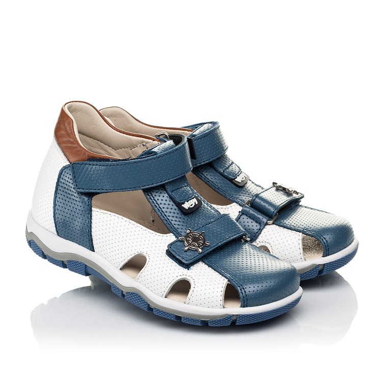 

Закрытые босоножки Woopy Fashion 27 белый (5104)