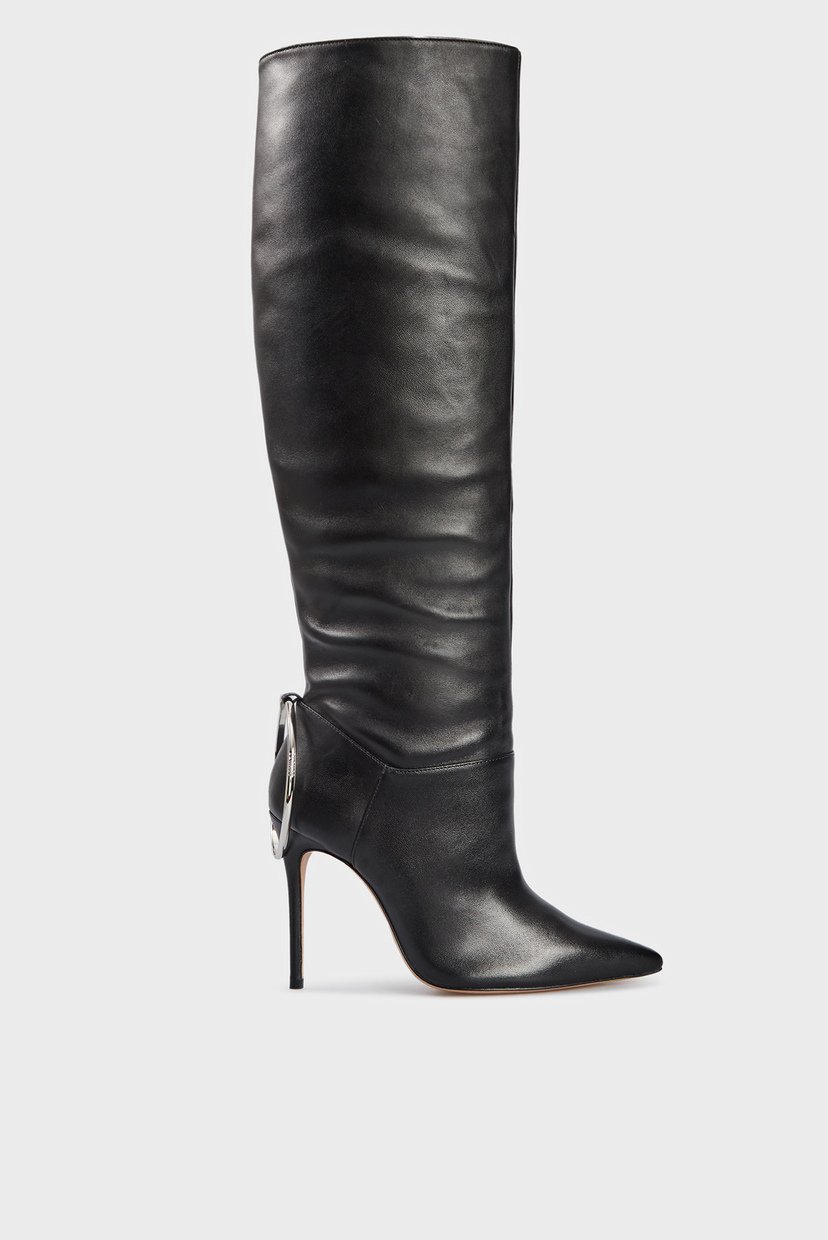 

Женские черные кожаные сапоги Schutz 40 S0209106860001U