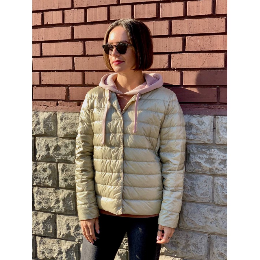 

Куртка Uniqlo ультралегкая XL бежевая 3191