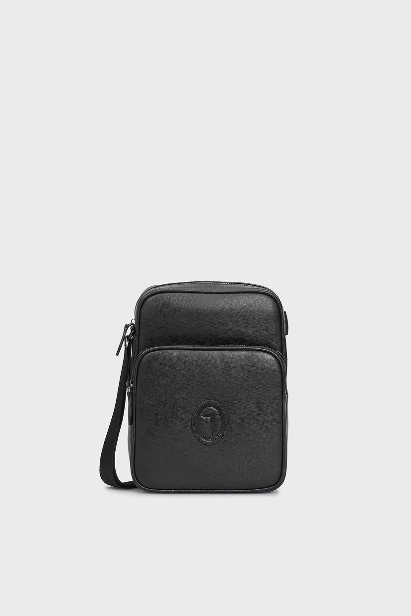 

Мужская черная сумка URBAN REPORTER Trussardi OS 9Y099999/71B00267
