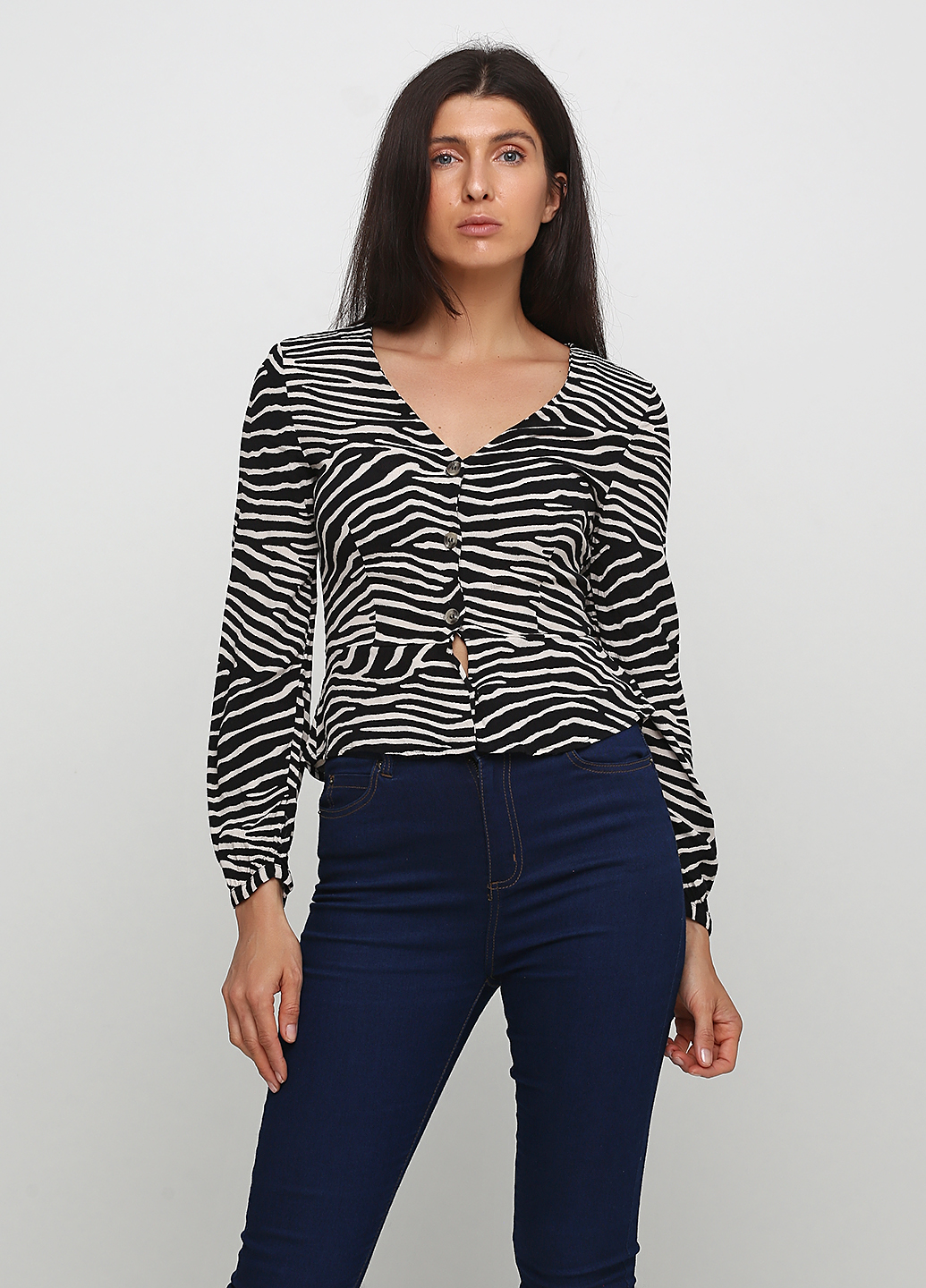 

Блуза H&M  Черный 13-0067_02, Блуза H&M 34 Черный 13-0067_02