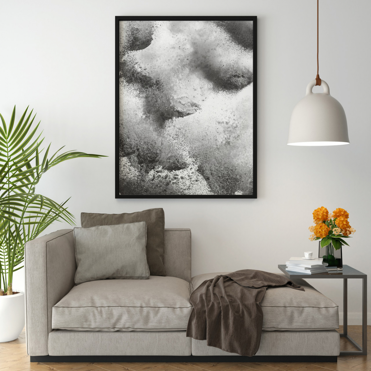 

Набор для рисования картины телом Love is Art абстракция красками. Оригинальный подарок паре, парню, девушке "Классически черный"