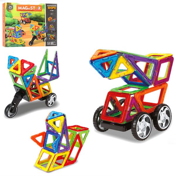 

Магнитный конструктор Limo toy LT3005 (25 деталей)