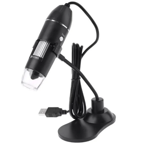 

Качественный цифровой микроскоп USB Digital microscope Zoom с LED подсветкой Черный