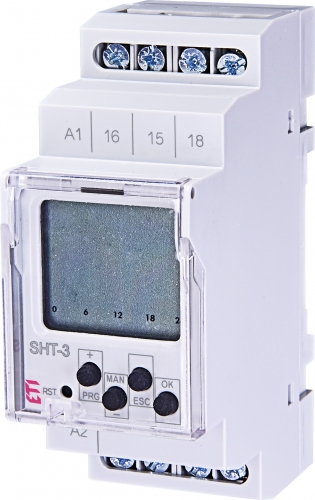 

Программируемый цифровой таймер ETI SHT-3 UNI 12-240 ACDC (16А) 2470056