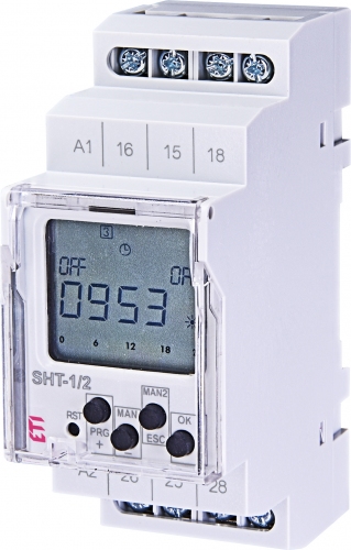 

Программируемый цифровой таймер ETI SHT-12 230V AC (216А) 2470053
