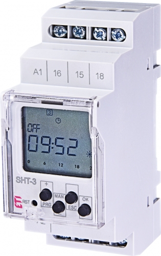 

Программируемый цифровой таймер ETI SHT-3 230V AC (16А) 2470055