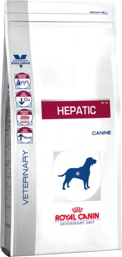 

Сухой лечебный корм Royal Canin Hepatic Canine для собак при заболеваниях печени 12 кг