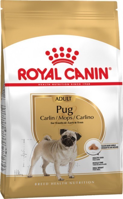

Сухой корм Royal Canin Pug Adult для собак породы мопс в возрасте старше 10 месяцев 3 кг
