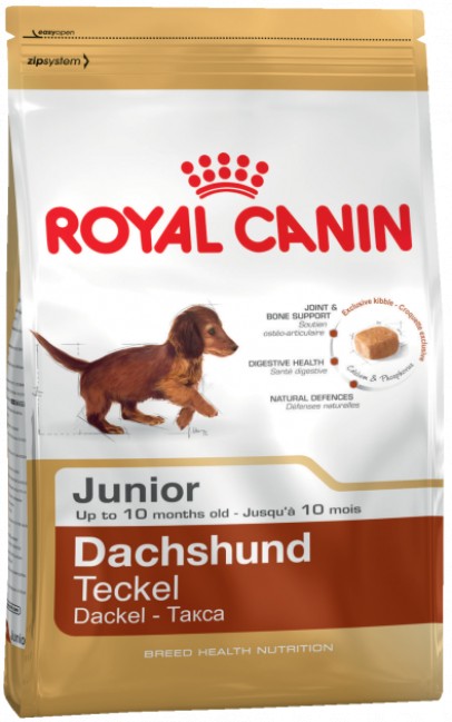 

Сухой корм Royal Canin Dachshund Junior для щенков породы такса в возрасте до 10 месяцев 1,5 кг (765387285)