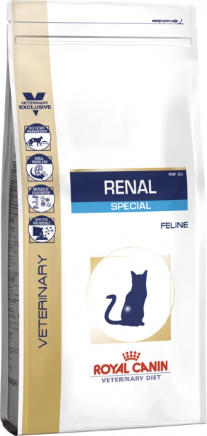 

Сухой лечебный корм Royal Canin Renal Special Feline для кошек при хронической почечной недостаточности 2 кг
