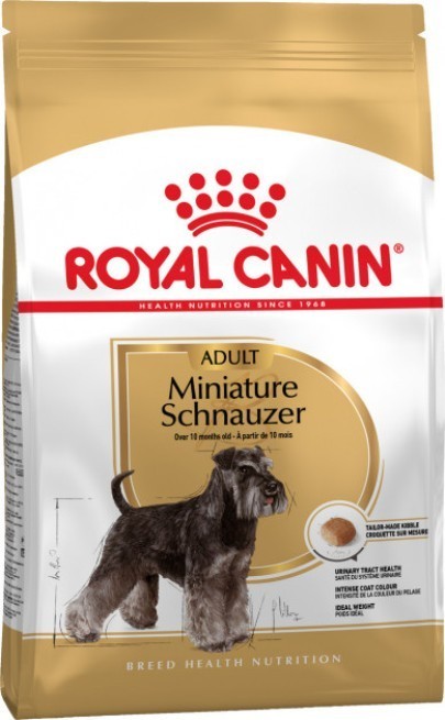 

Сухой корм Royal Canin Miniature Schnauzer для собак породы миниатюрный шнауцер в возрасте старше 10 месяцев 7,5 кг