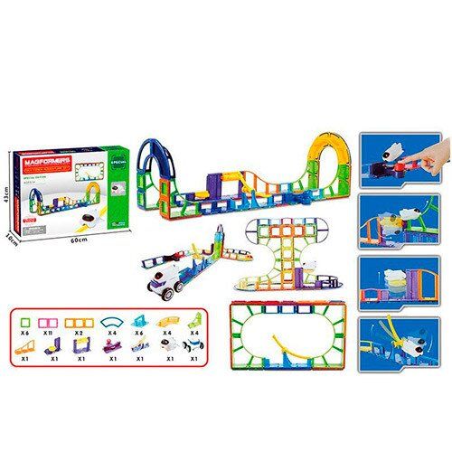 

Магнитный конструктор Bambi LQ643 (44 детали)