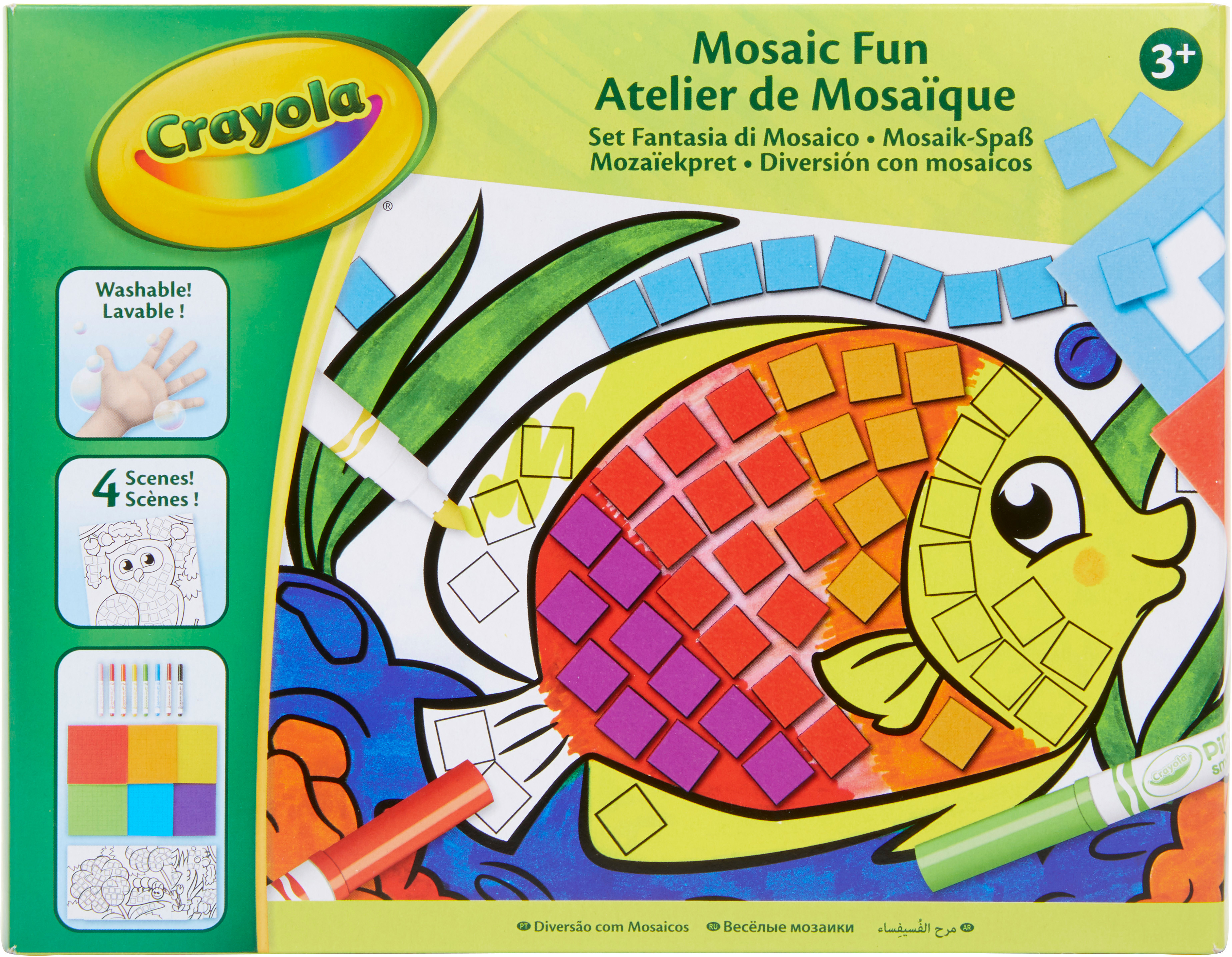 

Набор для творчества Crayola Веселая мозаика (256274.006) (0071662105730)