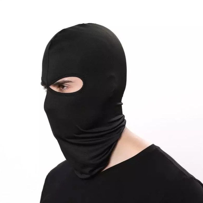 

Балаклава маска 2 глаза WUKE Черная, Унисекс