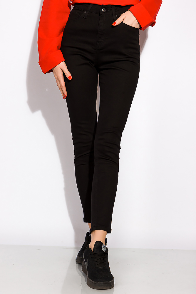 

Джинсы однотонные Time of Style 120PO1810073S 26 Черный